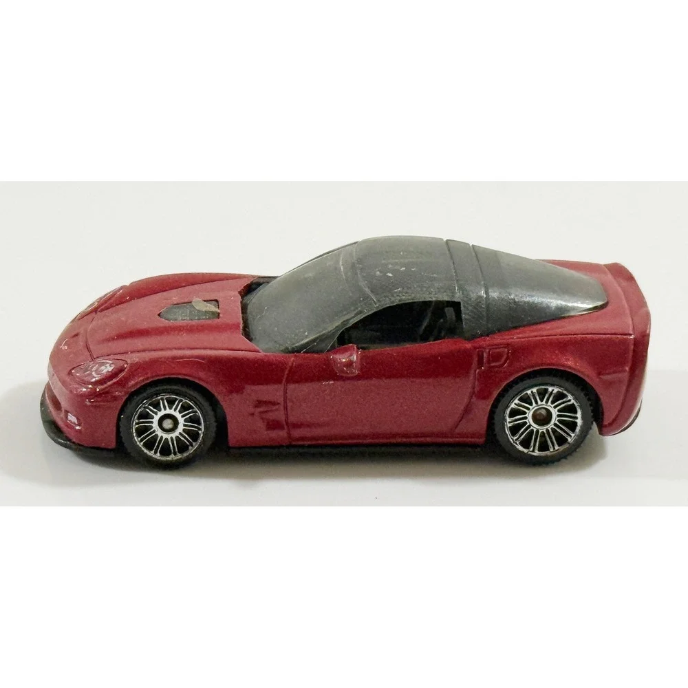 Hot Wheels Corvette ZR1 Kids 1:64 Red Die-Cast Toy Car 2008 Mattel